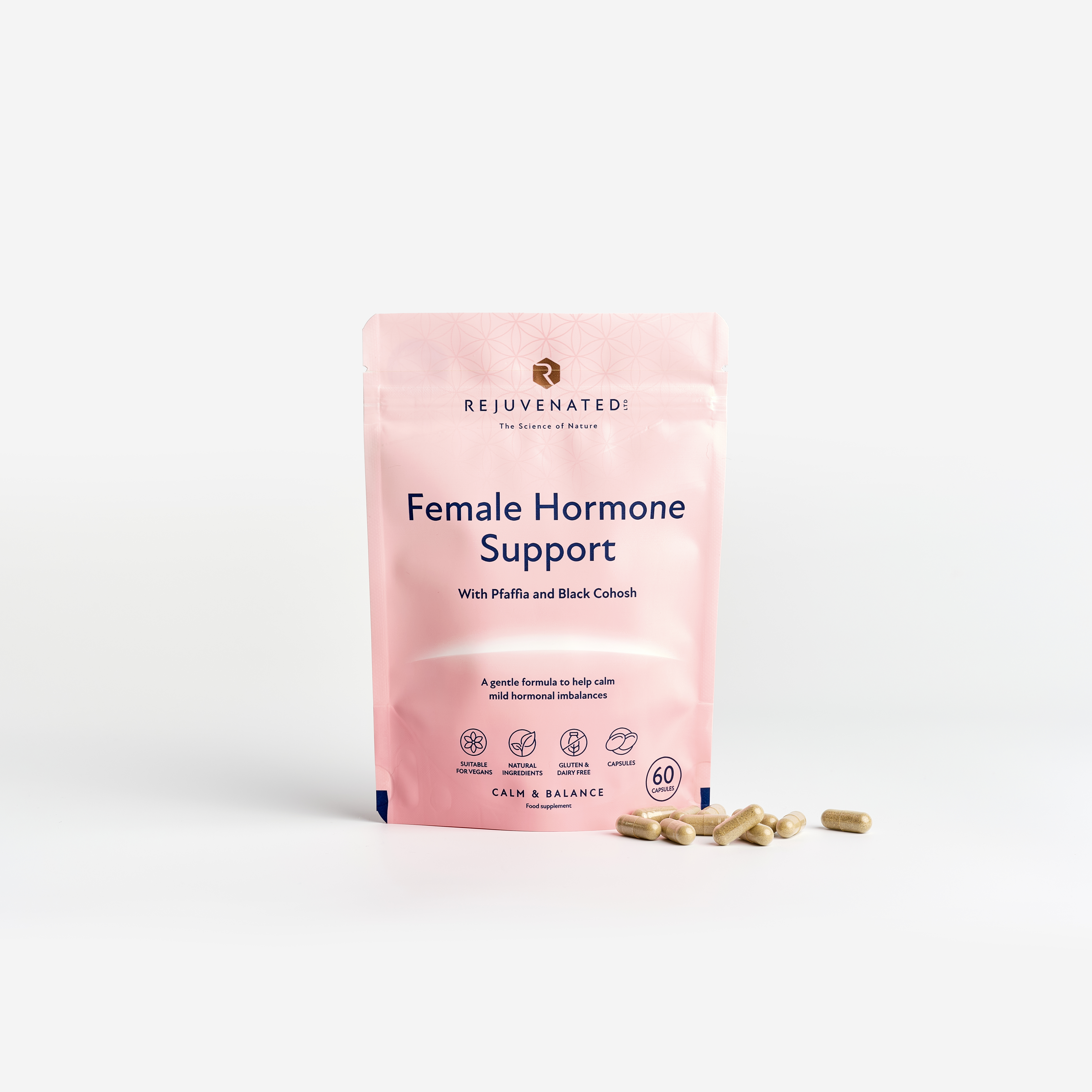 Капсули для підтримки жіночих гормонів Rejuvenated Female Hormone Support